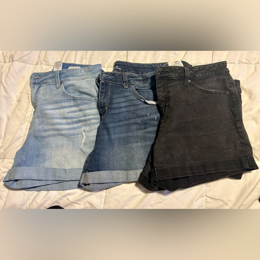 3 pair size 14 shorts